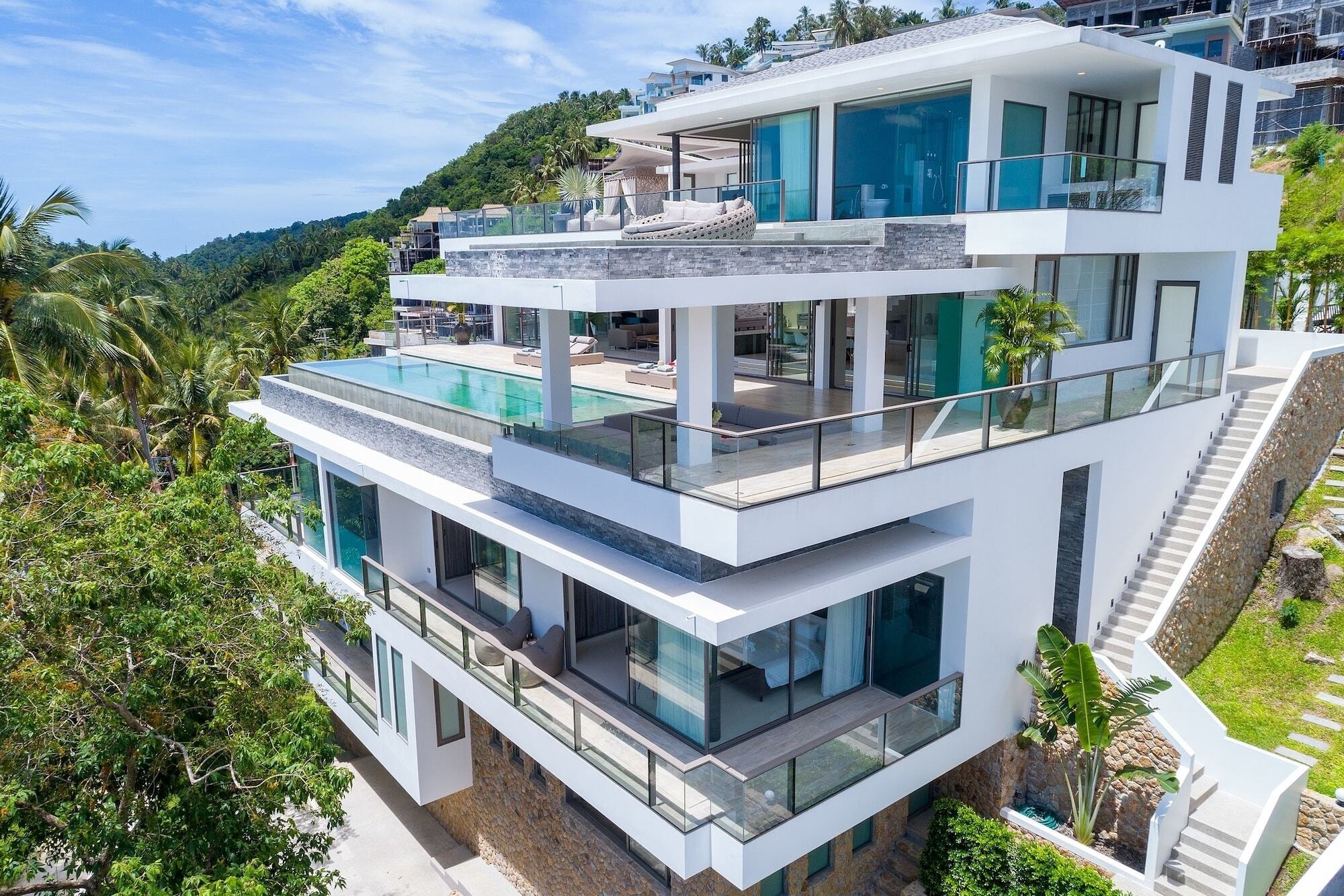 'צ'אוונג ביץ Villa One - New Luxury Sea View Villa מראה חיצוני תמונה
