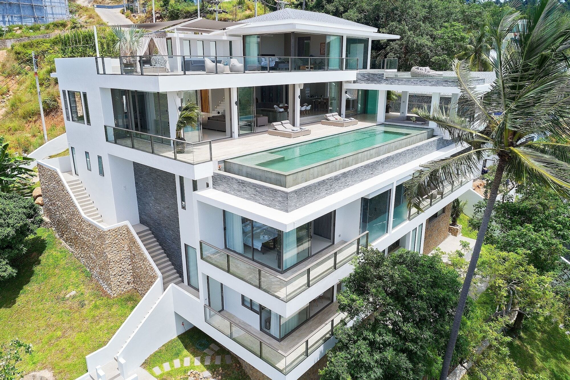 'צ'אוונג ביץ Villa One - New Luxury Sea View Villa מראה חיצוני תמונה